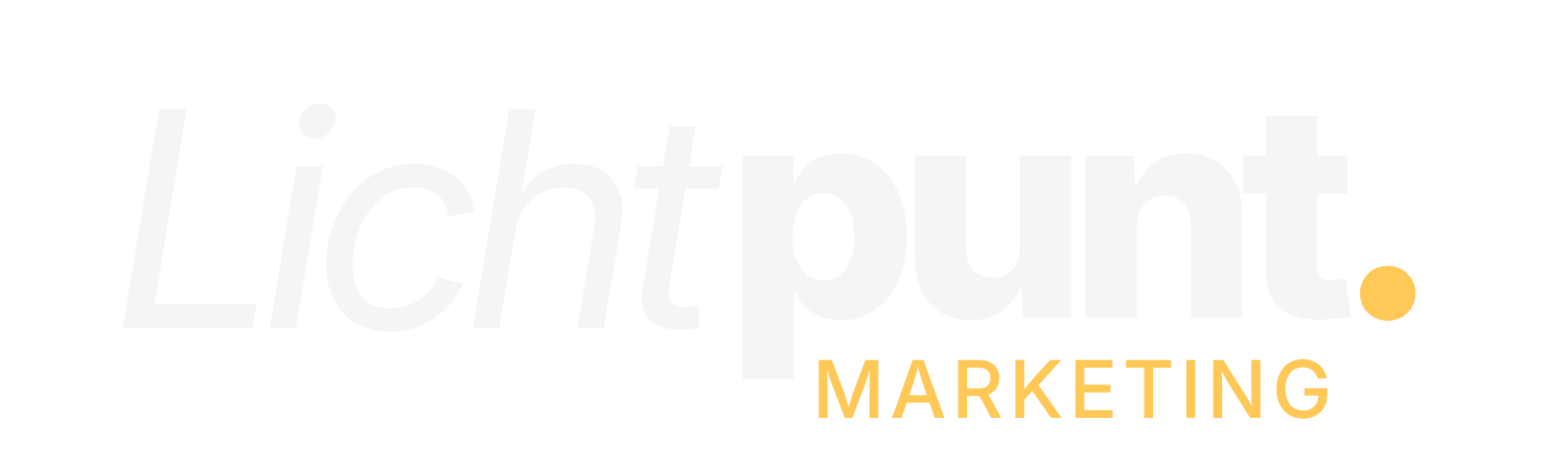 Logo van Lichtpunt Marketing uit Oss - het bedrijf van Sander van Arnhem.